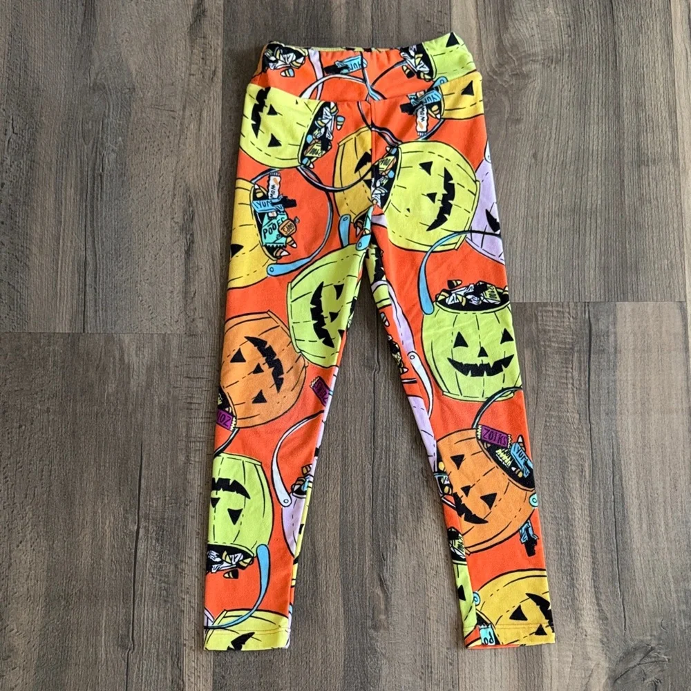 LuLaRoe Halloween Kids Leggings - Picture 1 of 3